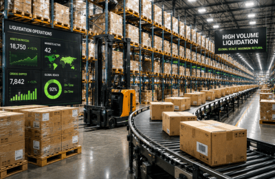 Warehouse inventory and asset processing
