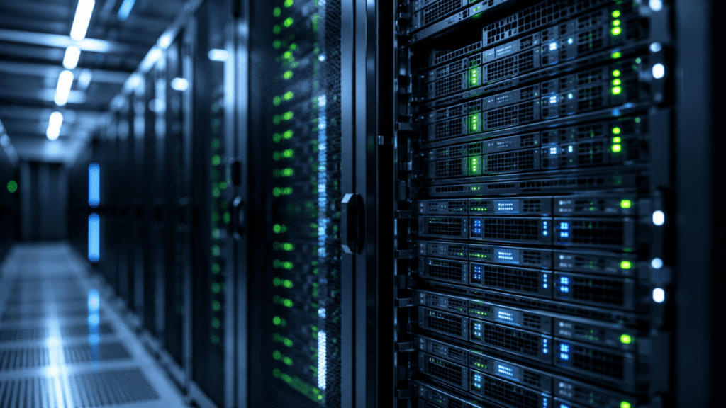 Enterprise data center server racks